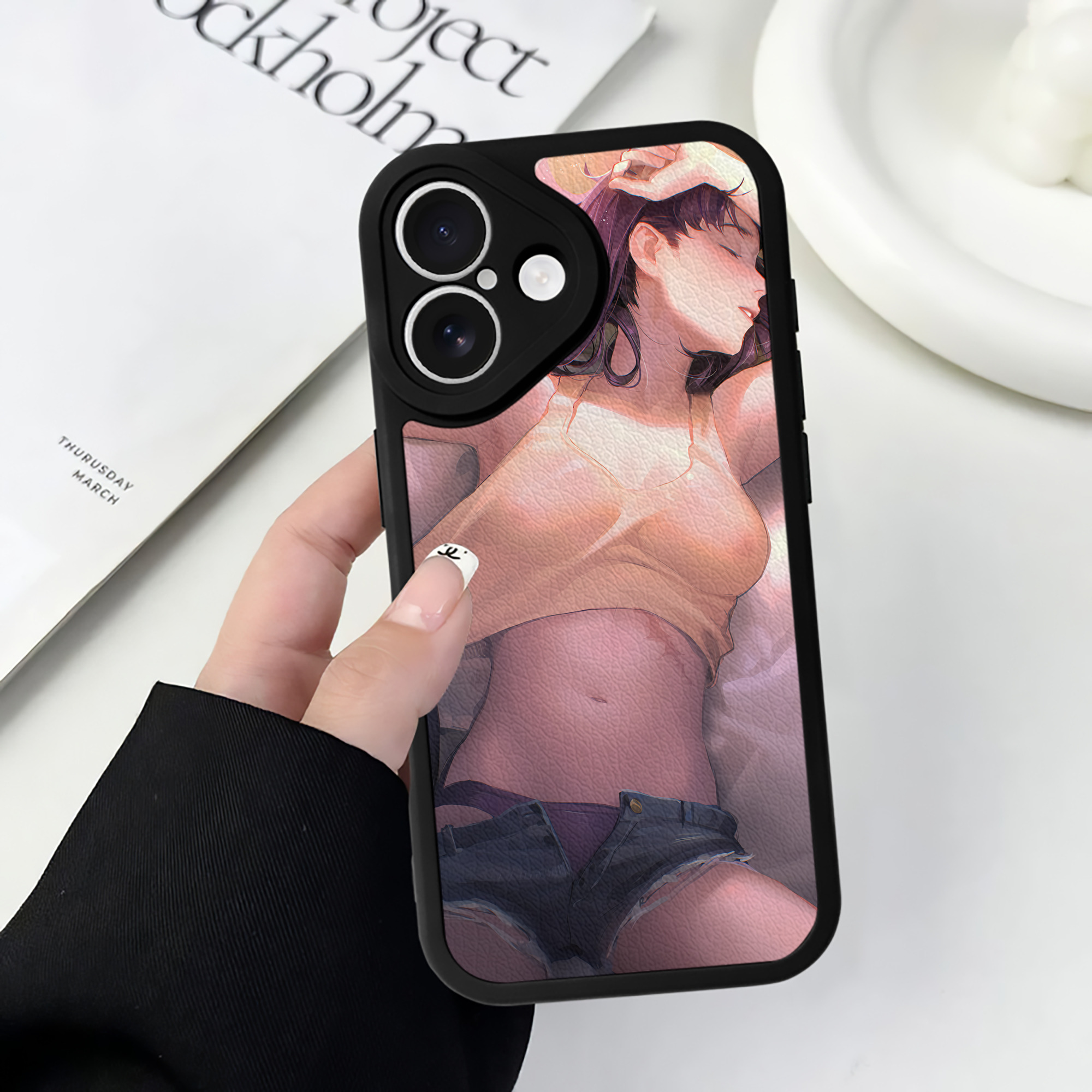 （画像用） EVA 新世紀エヴァンゲリオン 【iPhone 16シリーズ対応】シリコンスマホケース（レザー調） 材質：シリコン